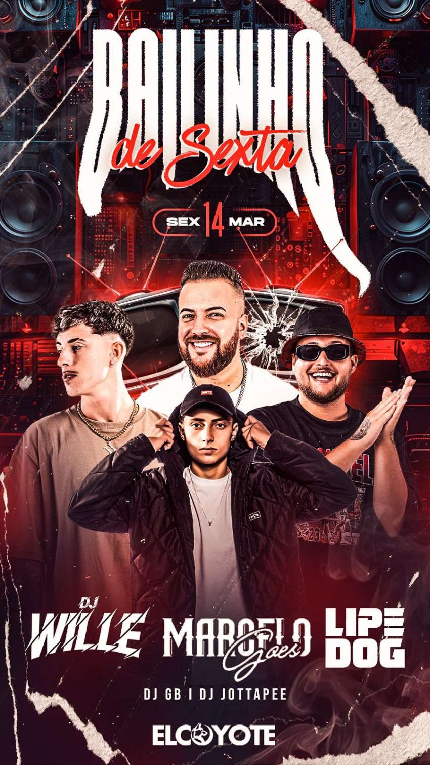 Bailinho de Sexta | Elcoyote | OndeTemBalada.com Bailinho de Sexta | Elcoyote | OndeTemBalada.com