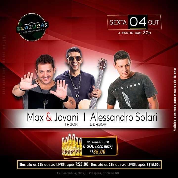 Sexta no Brazucas | Brazucas Lounge Bar | OndeTemBalada.com Sexta no Brazucas | Brazucas Lounge Bar | OndeTemBalada.com