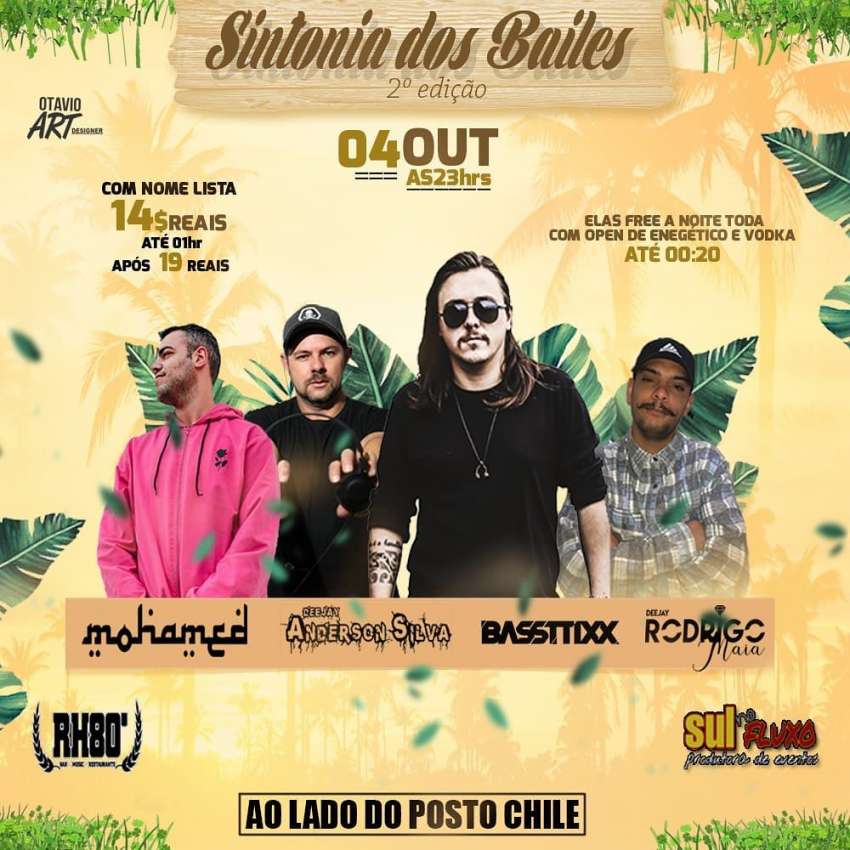 Sintonia dos Bailes | RH80' Bar | OndeTemBalada.com Sintonia dos Bailes | RH80' Bar | OndeTemBalada.com