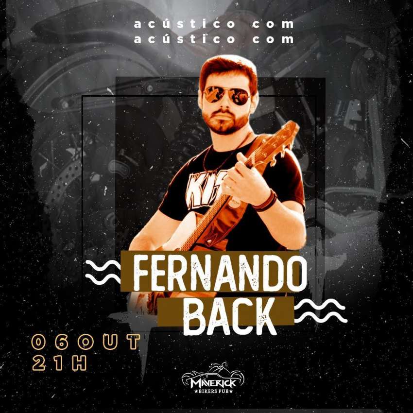 Fernando Back | Maverick Bikers Pub | OndeTemBalada.com Fernando Back | Maverick Bikers Pub | OndeTemBalada.com