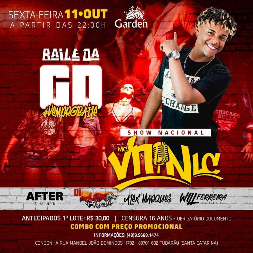 Baile da GD | Garden | OndeTemBalada.com Baile da GD | Garden | OndeTemBalada.com