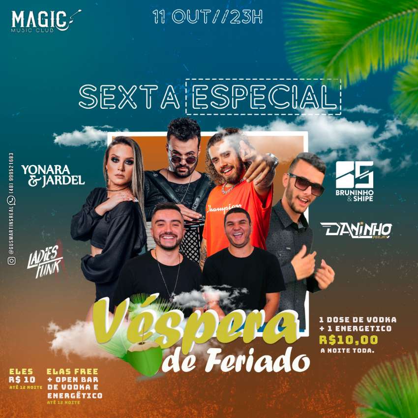Sexta Especial | Magic Music Club | OndeTemBalada.com Sexta Especial | Magic Music Club | OndeTemBalada.com