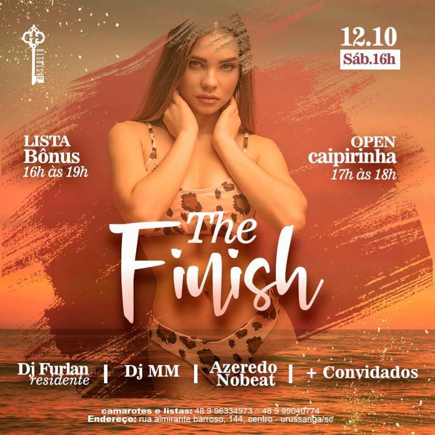 The Finish | Restrito Lounge Bar | OndeTemBalada.com The Finish | Restrito Lounge Bar | OndeTemBalada.com