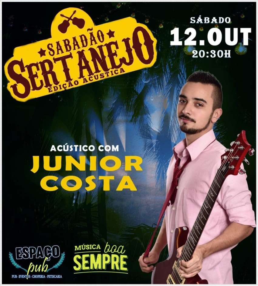 Sabadão Sertanejo | Espaço Pub Pizzaria Comilão | OndeTemBalada.com Sabadão Sertanejo | Espaço Pub Pizzaria Comilão | OndeTemBalada.com