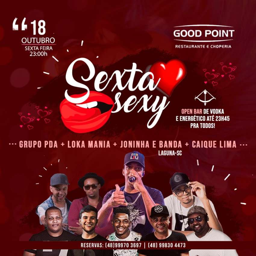 Sexta Sexy | Good Point Choperia | OndeTemBalada.com