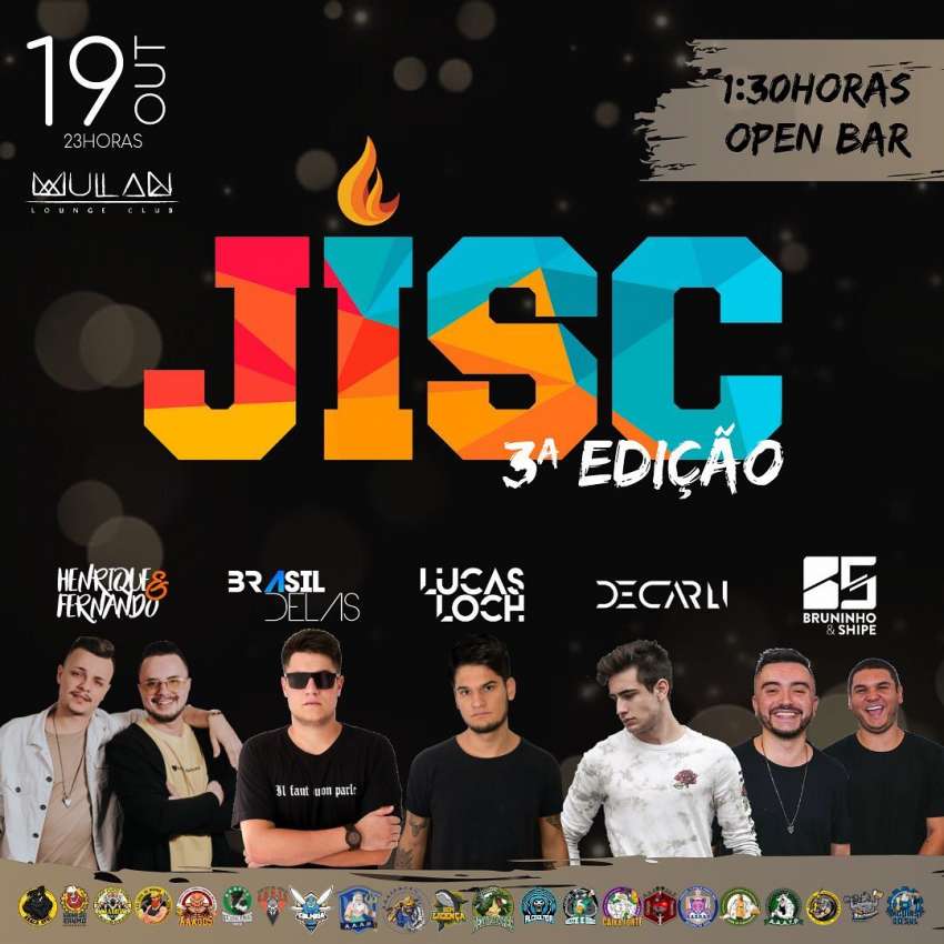 JISC 3ª Edição | Mulan Lounge Club | OndeTemBalada.com JISC 3ª Edição | Mulan Lounge Club | OndeTemBalada.com