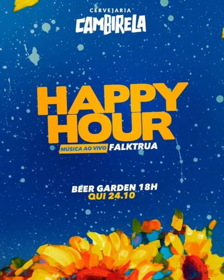Happy Hour | Beer Garden Cambirela | OndeTemBalada.com Happy Hour | Beer Garden Cambirela | OndeTemBalada.com