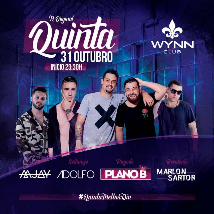 Quinta A Original | Wynn Club | OndeTemBalada.com Quinta A Original | Wynn Club | OndeTemBalada.com