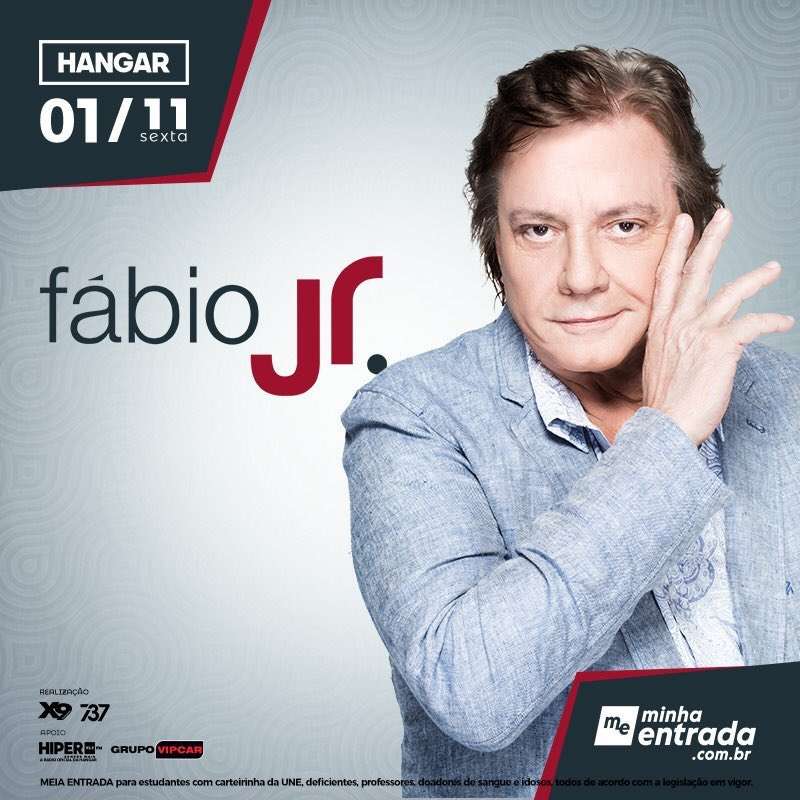 Fábio Jr. | Hangar | OndeTemBalada.com Fábio Jr. | Hangar | OndeTemBalada.com