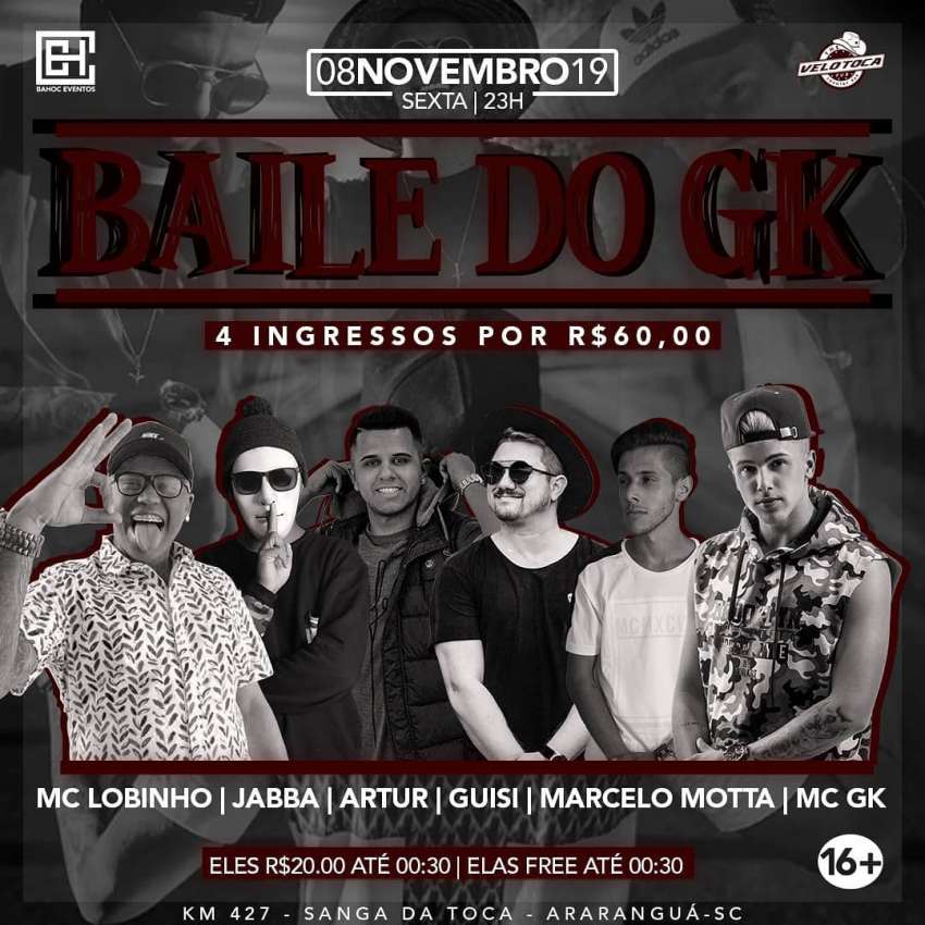 Baile do GK | Velotoca Pub | OndeTemBalada.com Baile do GK | Velotoca Pub | OndeTemBalada.com