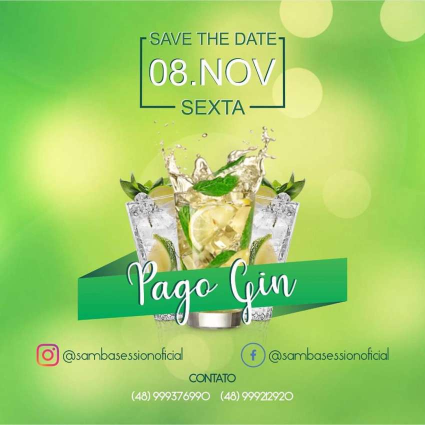 Pago Gin | Santo Réu | OndeTemBalada.com Pago Gin | Santo Réu | OndeTemBalada.com