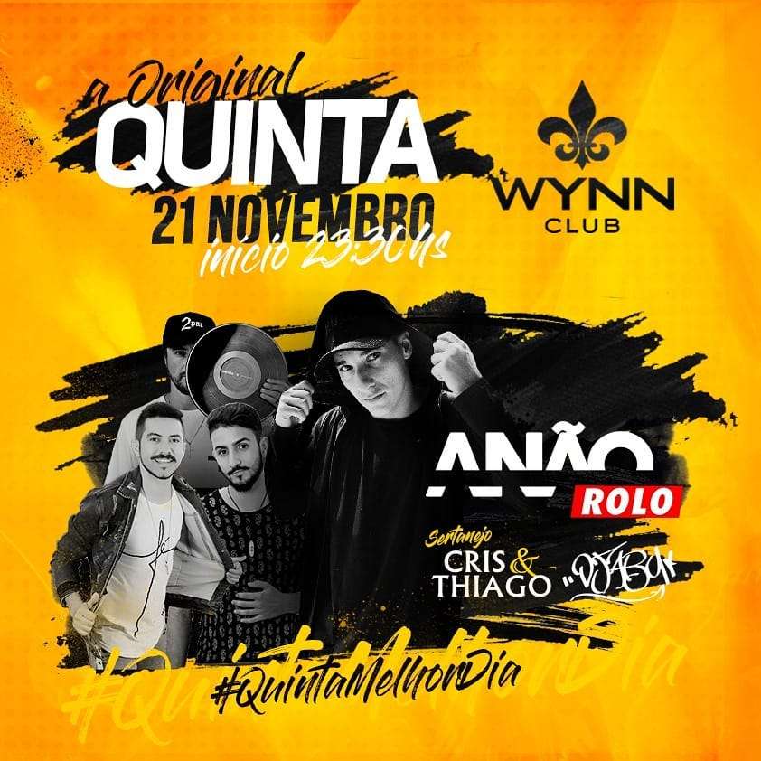 Quinta A Original | Wynn Club | OndeTemBalada.com Quinta A Original | Wynn Club | OndeTemBalada.com