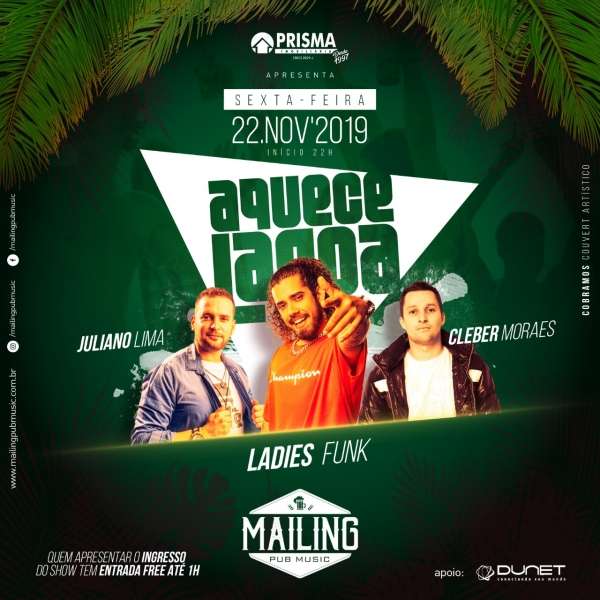 Aquece Lagoa | Mailing Pub Music | OndeTemBalada.com Aquece Lagoa | Mailing Pub Music | OndeTemBalada.com