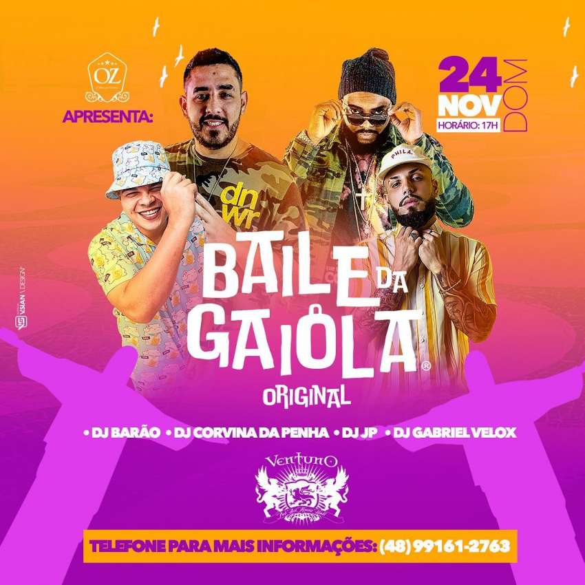Baile da Gaiola Original | Ventuno Pub | OndeTemBalada.com Baile da Gaiola Original | Ventuno Pub | OndeTemBalada.com