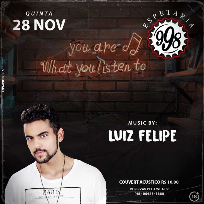 Luiz Felipe | Espetaria 998 | OndeTemBalada.com Luiz Felipe | Espetaria 998 | OndeTemBalada.com