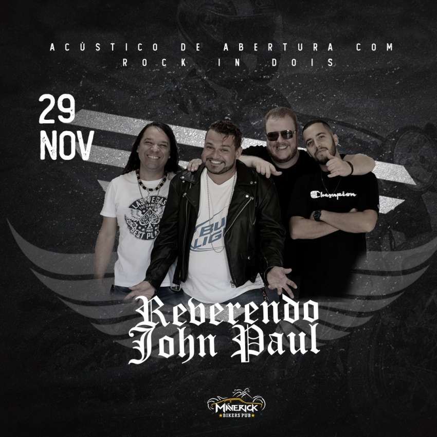 Reverendo John Paul | Maverick Bikers Pub | OndeTemBalada.com Reverendo John Paul | Maverick Bikers Pub | OndeTemBalada.com