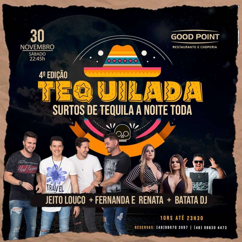Tequilada | Good Point Choperia | OndeTemBalada.com Tequilada | Good Point Choperia | OndeTemBalada.com