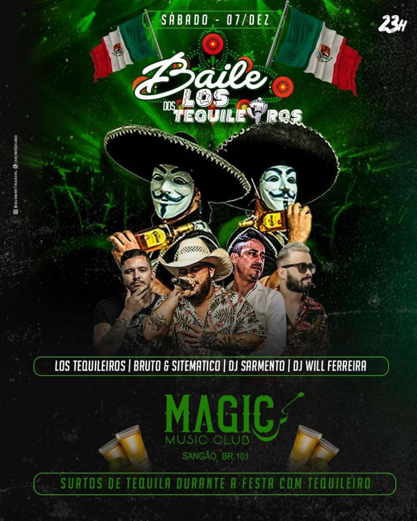 Baile dos Los Tequileiros | Magic Forest Eco Music | OndeTemBalada.com Baile dos Los Tequileiros | Magic Forest Eco Music | OndeTemBalada.com