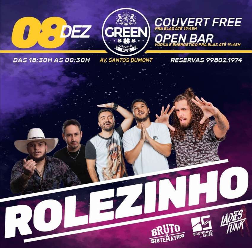 Rolezinho | Green Original Pub | OndeTemBalada.com Rolezinho | Green Original Pub | OndeTemBalada.com