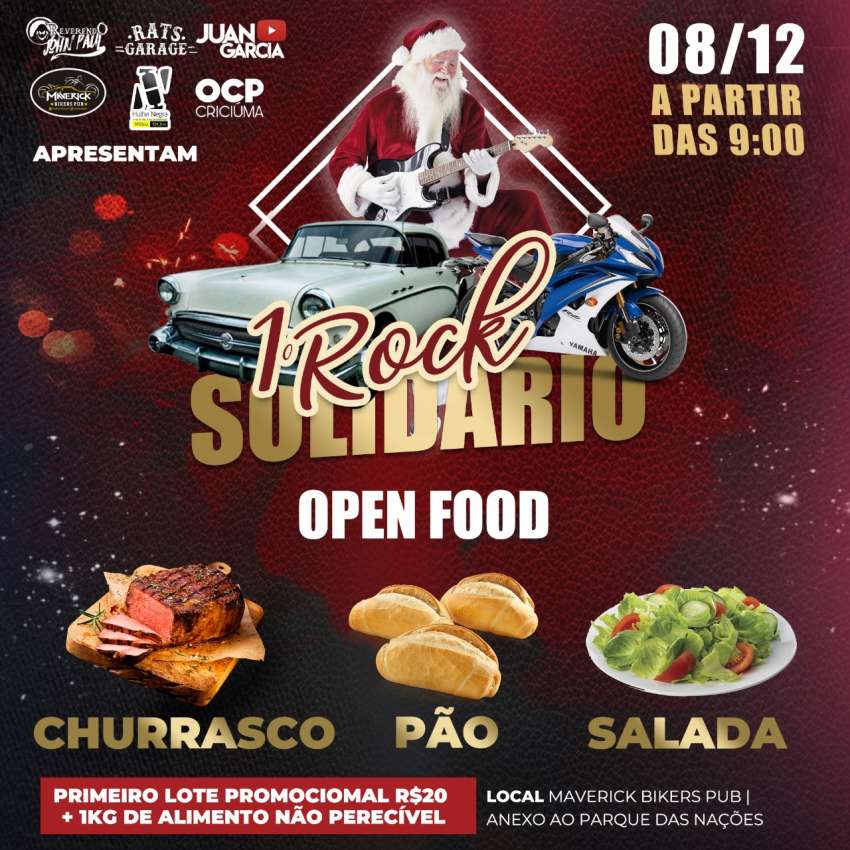 Rock Solidário | Maverick Bikers Pub | OndeTemBalada.com Rock Solidário | Maverick Bikers Pub | OndeTemBalada.com