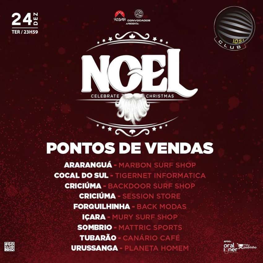 NOEL | 1051 Club | OndeTemBalada.com NOEL | 1051 Club | OndeTemBalada.com