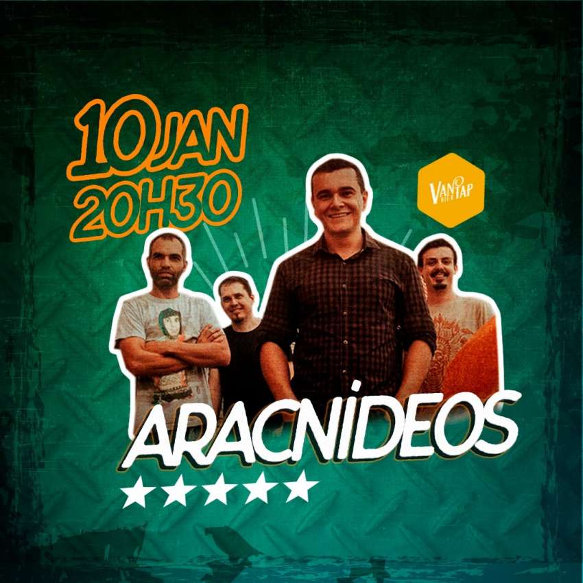 Aracnídeos | Van Tap Bier | OndeTemBalada.com Aracnídeos | Van Tap Bier | OndeTemBalada.com