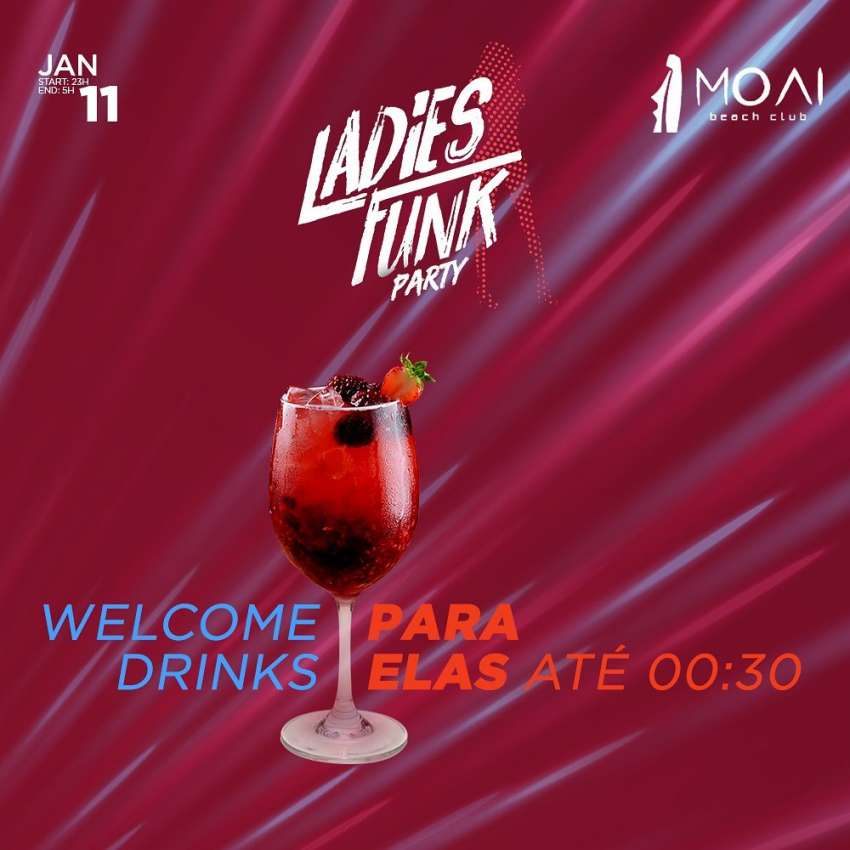 Ladies Funk Party | Moai Beach Club | OndeTemBalada.com Ladies Funk Party | Moai Beach Club | OndeTemBalada.com