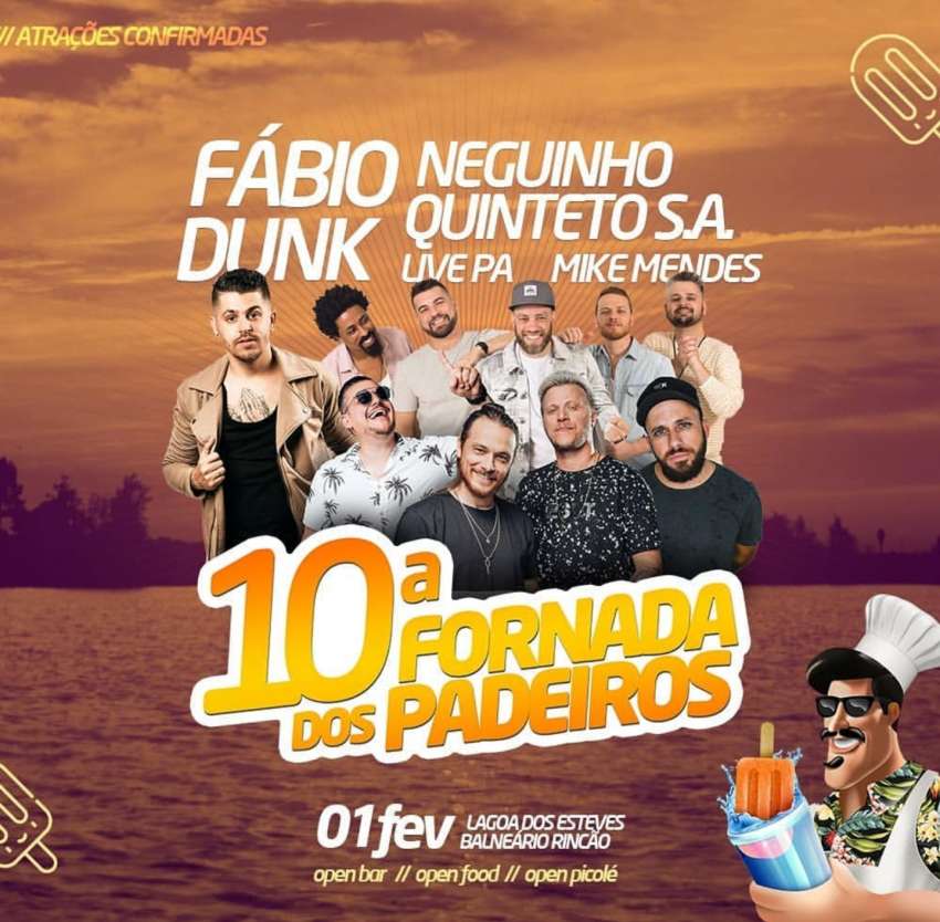 10ª Fornada dos Padeiros | Lagoa dos Esteves | OndeTemBalada.com 10ª Fornada dos Padeiros | Lagoa dos Esteves | OndeTemBalada.com