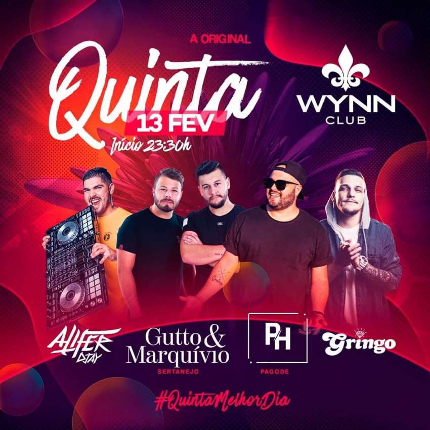 Quinta a original | Wynn Club | OndeTemBalada.com Quinta a original | Wynn Club | OndeTemBalada.com