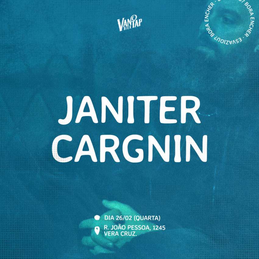 Janiter Cargnin | Van Tap Bier | OndeTemBalada.com Janiter Cargnin | Van Tap Bier | OndeTemBalada.com