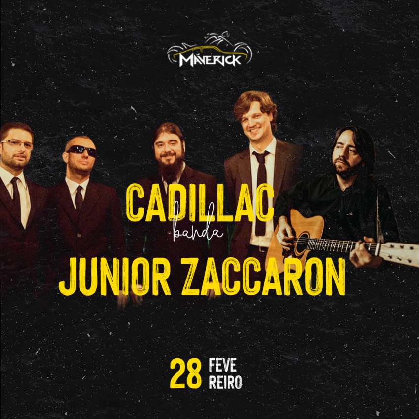 Cadilac + Junior Zaccaron | Maverick Bikers Pub | OndeTemBalada.com Cadilac + Junior Zaccaron | Maverick Bikers Pub | OndeTemBalada.com