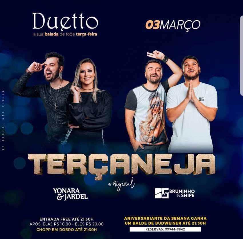 Terçaneja | Duetto | OndeTemBalada.com Terçaneja | Duetto | OndeTemBalada.com