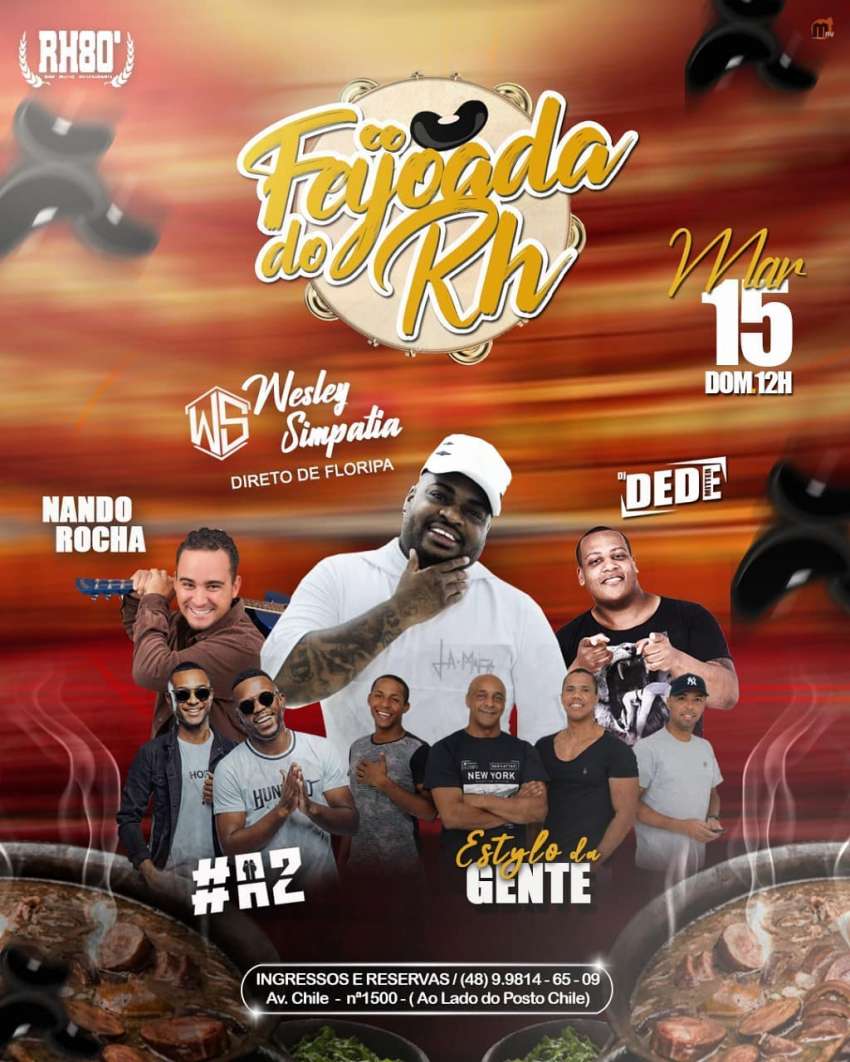 Feijoada do RH | RH80' Bar | OndeTemBalada.com Feijoada do RH | RH80' Bar | OndeTemBalada.com