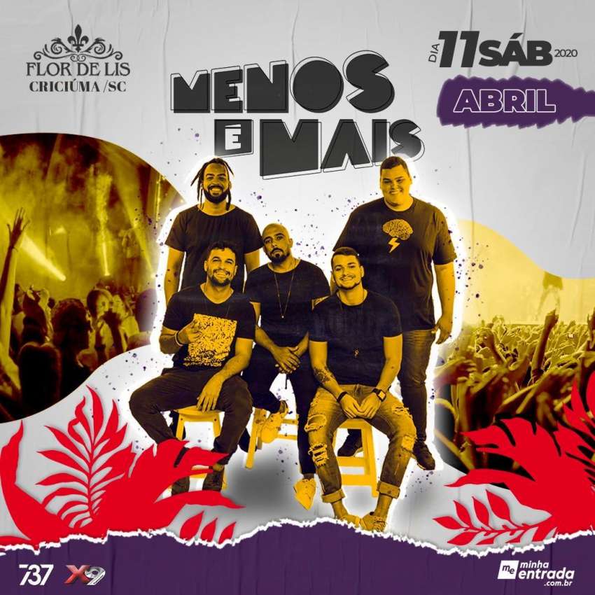 Menos é Mais | Flor de Lis | OndeTemBalada.com Menos é Mais | Flor de Lis | OndeTemBalada.com