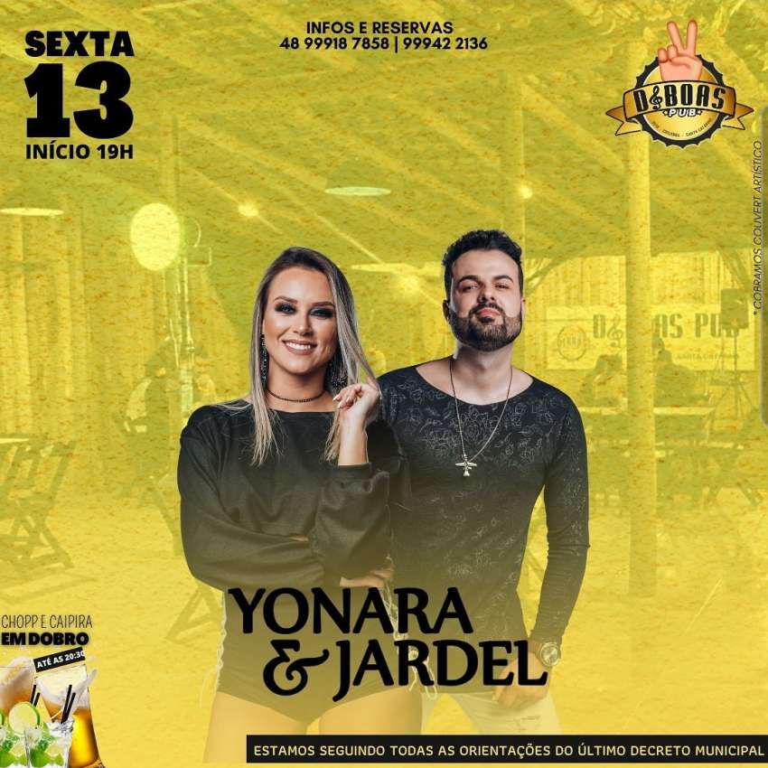 Yonara & Jardel | D&Boas Pub | OndeTemBalada.com