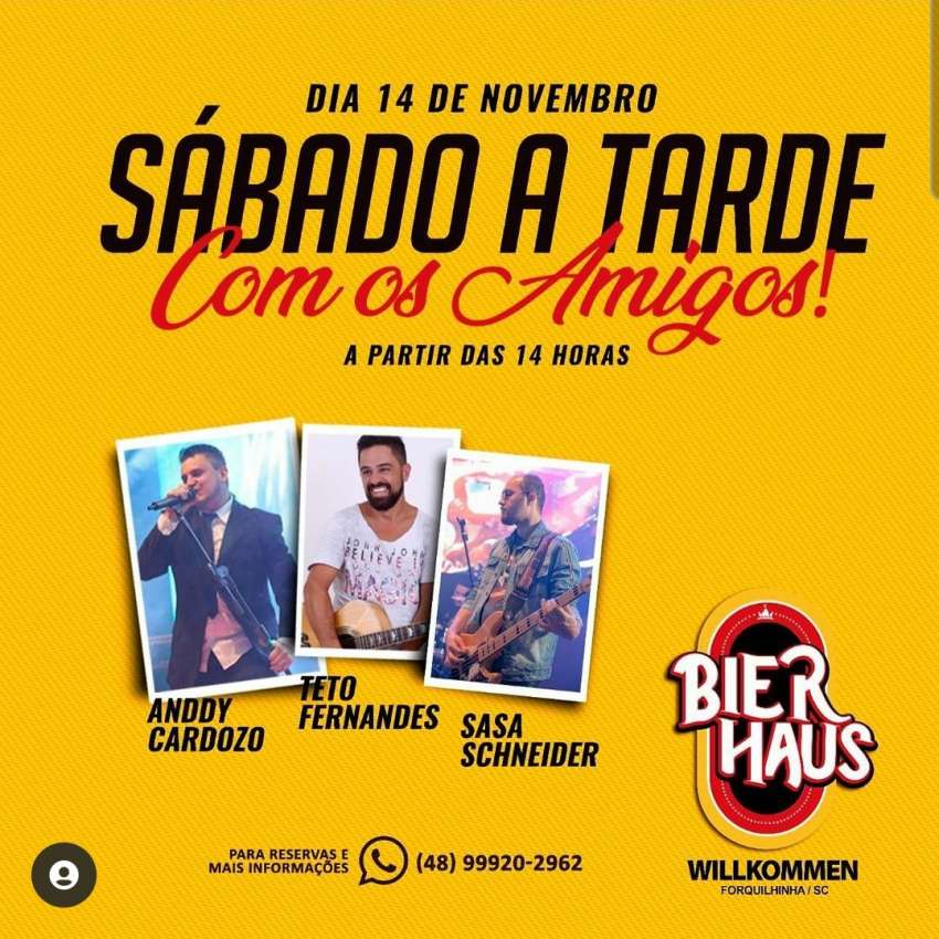 Sábado a Tarde | Bier Haus | OndeTemBalada.com Sábado a Tarde | Bier Haus | OndeTemBalada.com
