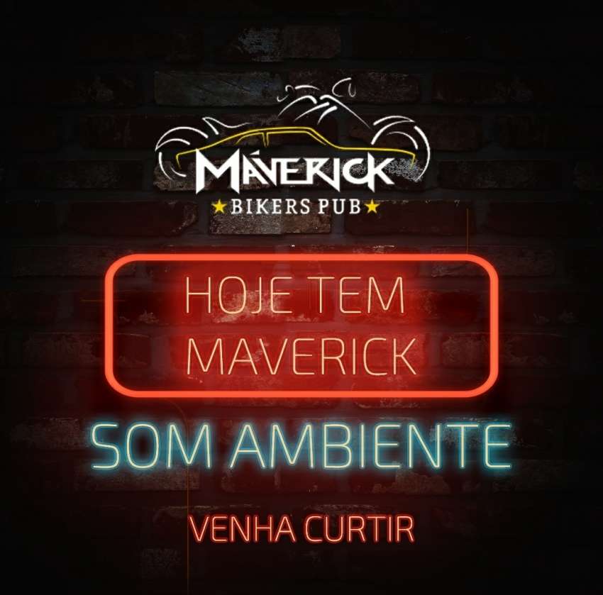 Som ambiente | Maverick Bikers Pub | OndeTemBalada.com Som ambiente | Maverick Bikers Pub | OndeTemBalada.com