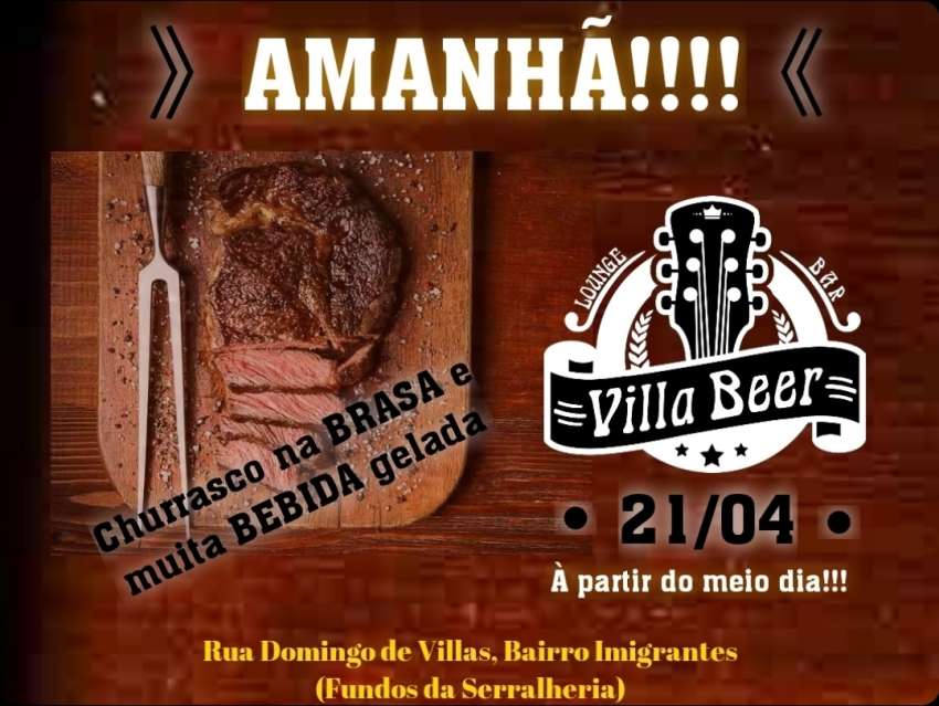 Churrasco | Villa Beer | OndeTemBalada.com Churrasco | Villa Beer | OndeTemBalada.com
