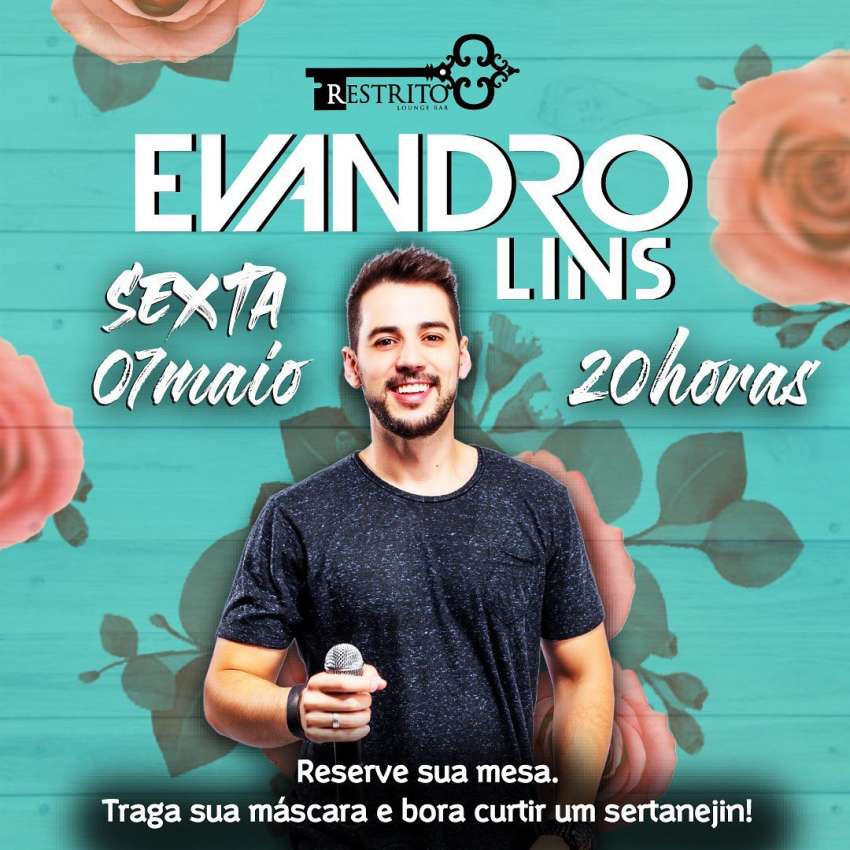 Evandro Lins | Restrito Lounge Bar | OndeTemBalada.com