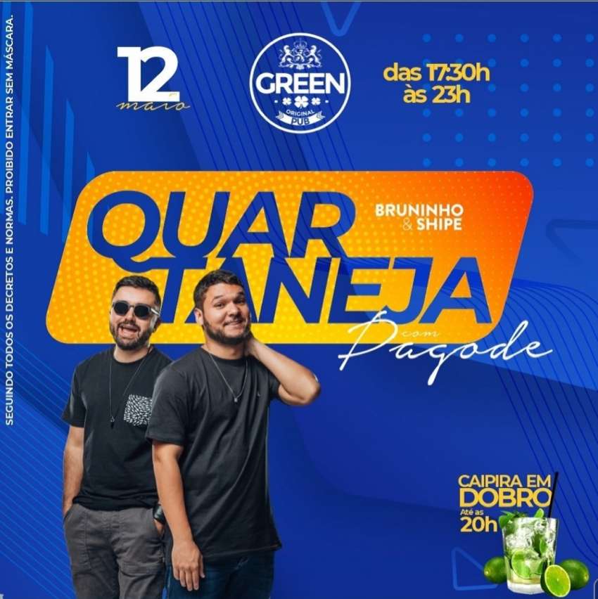 Quartaneja | Green Original Pub | OndeTemBalada.com Quartaneja | Green Original Pub | OndeTemBalada.com