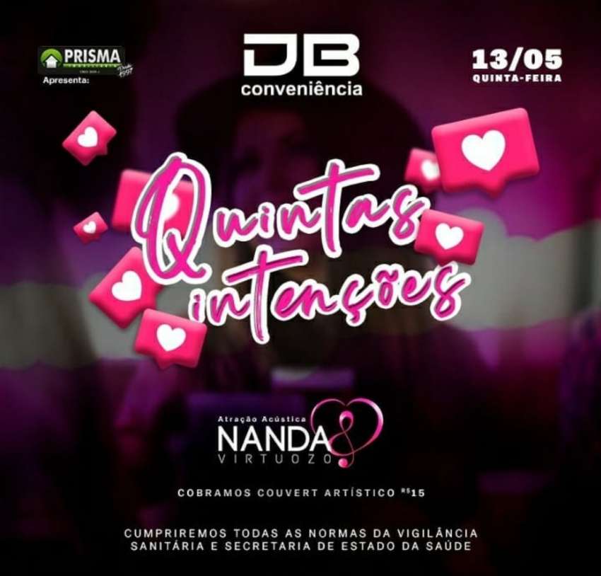 Quintas Intenções | DB Conveniência | OndeTemBalada.com Quintas Intenções | DB Conveniência | OndeTemBalada.com