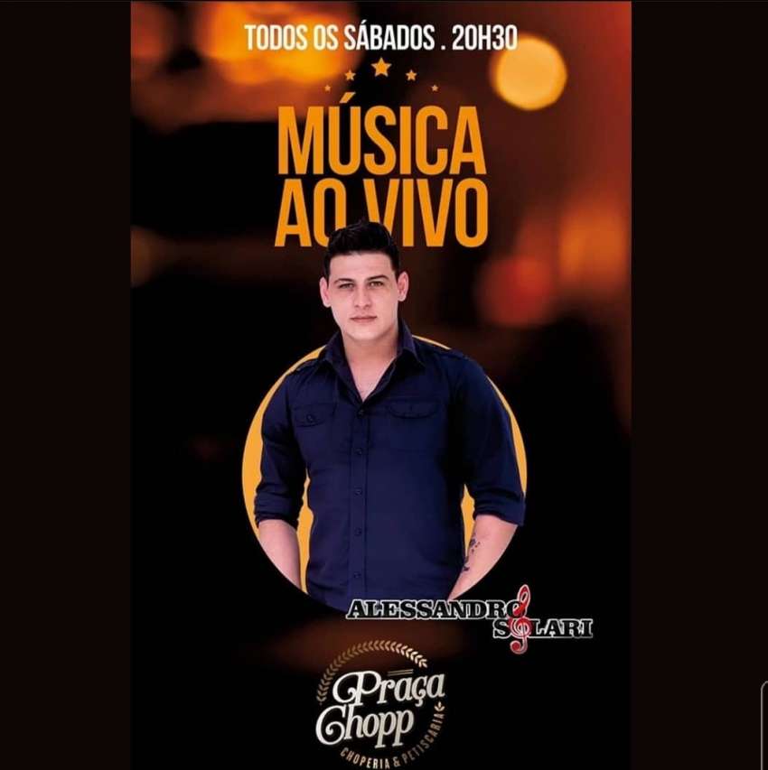 Alessandro Solari  | Praça Chopp | OndeTemBalada.com