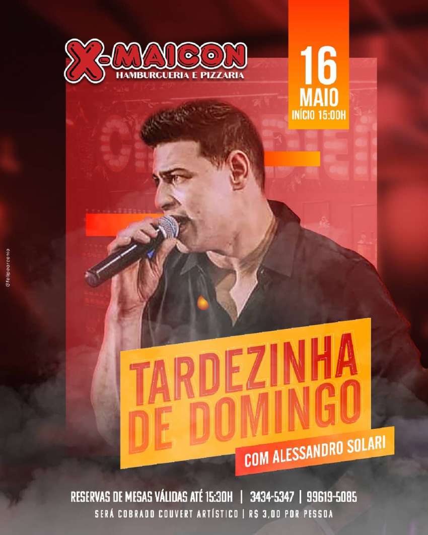 Tardezinha de Domingo | X-Maicon | OndeTemBalada.com Tardezinha de Domingo | X-Maicon | OndeTemBalada.com