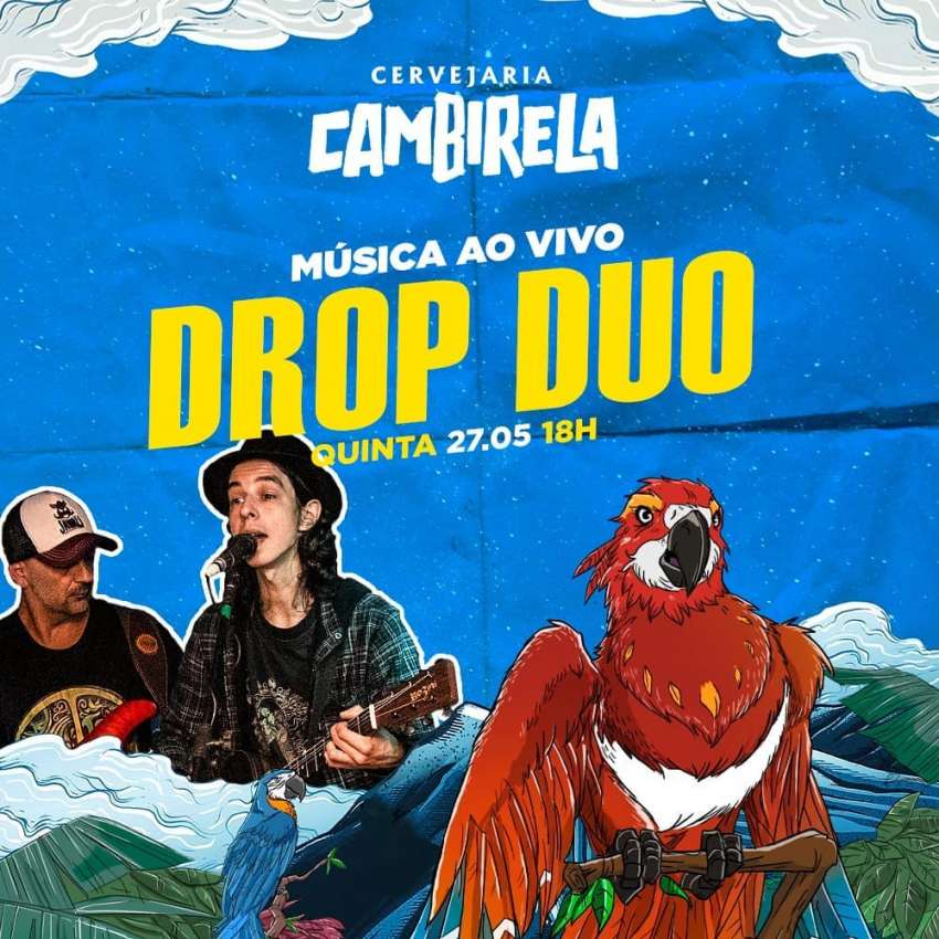 Drop Duo | Beer Garden Cambirela | OndeTemBalada.com Drop Duo | Beer Garden Cambirela | OndeTemBalada.com