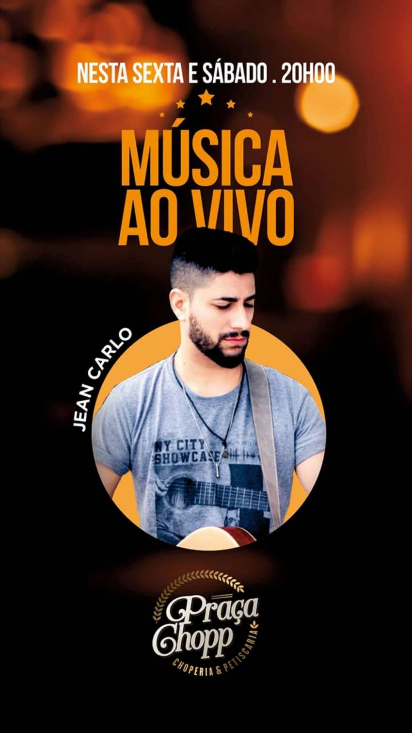 Jean Carlo | Praça Chopp | OndeTemBalada.com Jean Carlo | Praça Chopp | OndeTemBalada.com