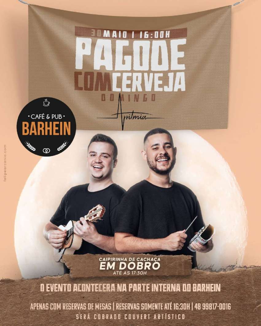 Pagode com Cerveja | Barhein Café & Pub | OndeTemBalada.com Pagode com Cerveja | Barhein Café & Pub | OndeTemBalada.com