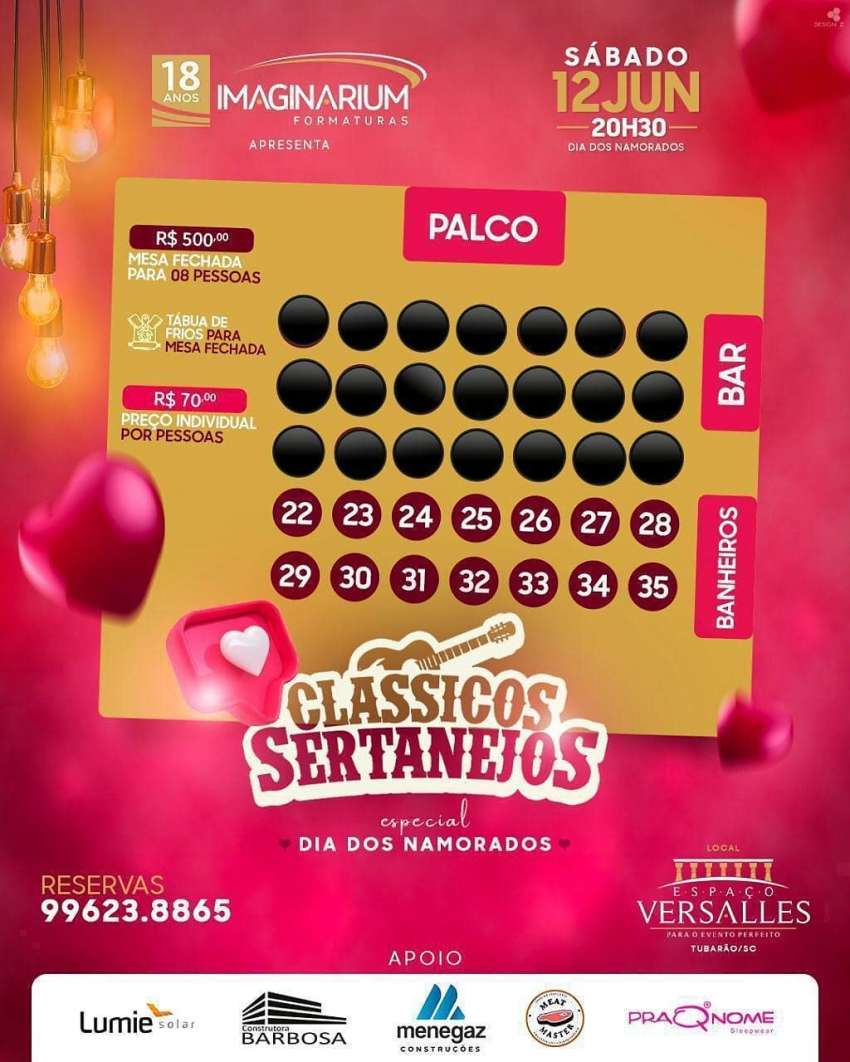 Clássicos Sertanejos | Espaço Versalles | OndeTemBalada.com Clássicos Sertanejos | Espaço Versalles | OndeTemBalada.com