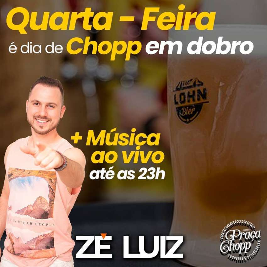 Zé Luiz | Praça Chopp | OndeTemBalada.com Zé Luiz | Praça Chopp | OndeTemBalada.com
