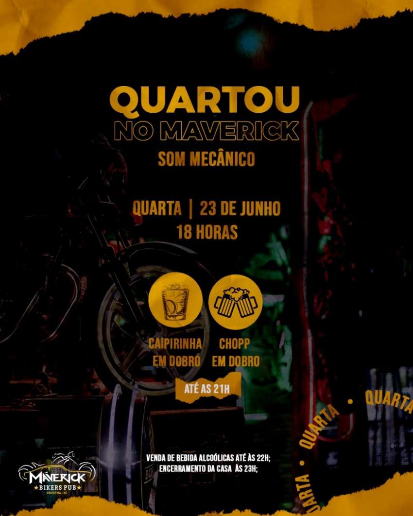 Som Mecânico | Maverick Bikers Pub | OndeTemBalada.com Som Mecânico | Maverick Bikers Pub | OndeTemBalada.com