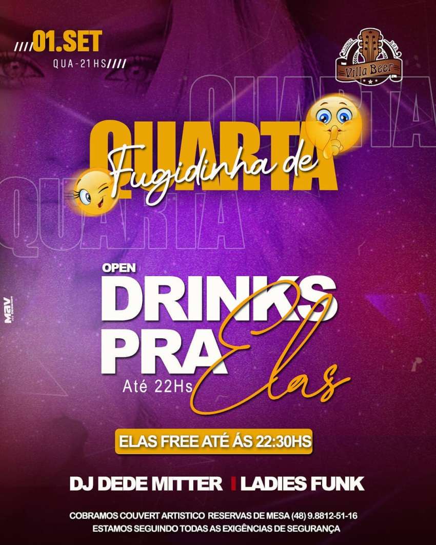 Fugidinha de Quarta | Villa Beer | OndeTemBalada.com Fugidinha de Quarta | Villa Beer | OndeTemBalada.com